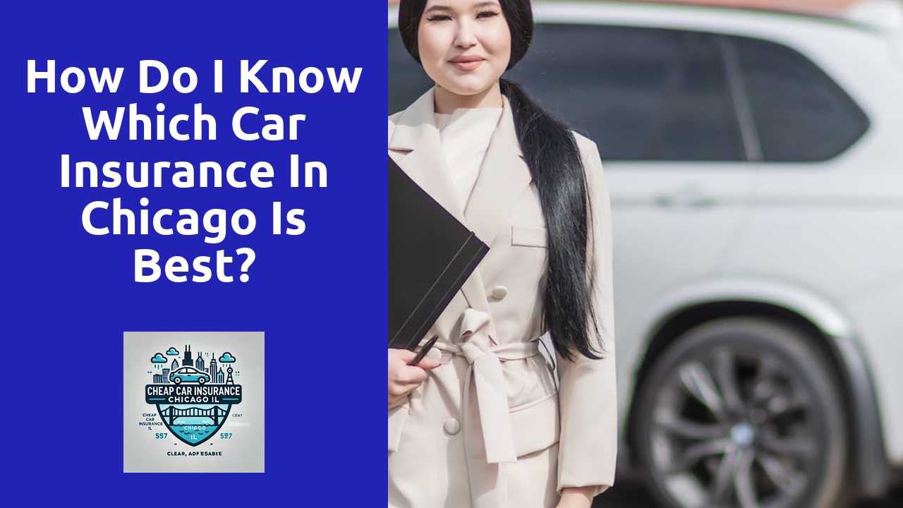 How do I know which Car insurance in Chicago is best?